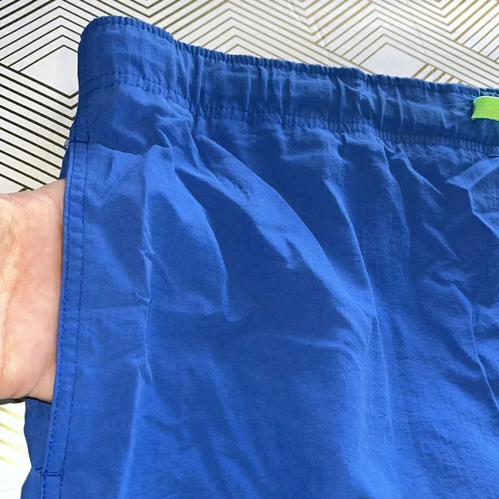 Polo By Ralph Lauren Swim‎ Trunks Shorts Mens Sz L Royal Blue Cargo Pocket Lined
